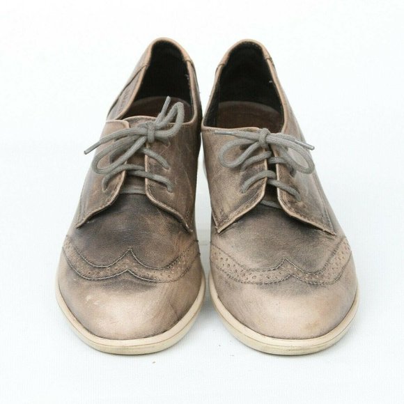Naot Distressed Brown Wingtip Derby Shoes 38 US 7 main image 4